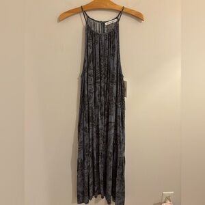 French Quarter Halter Babydoll Midi Dress NWT